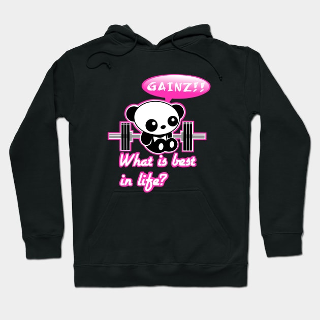 Panda Gainz Hoodie by TimAddisonArt